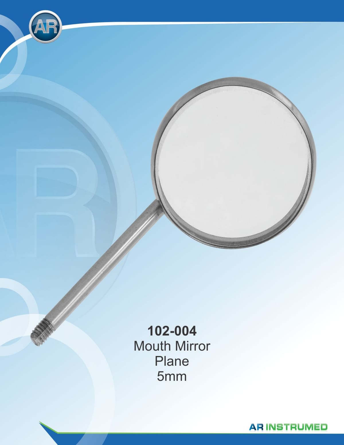 Mouth Mirror No.4 Plane 22mm Universal – AR Instrumed, Explorers