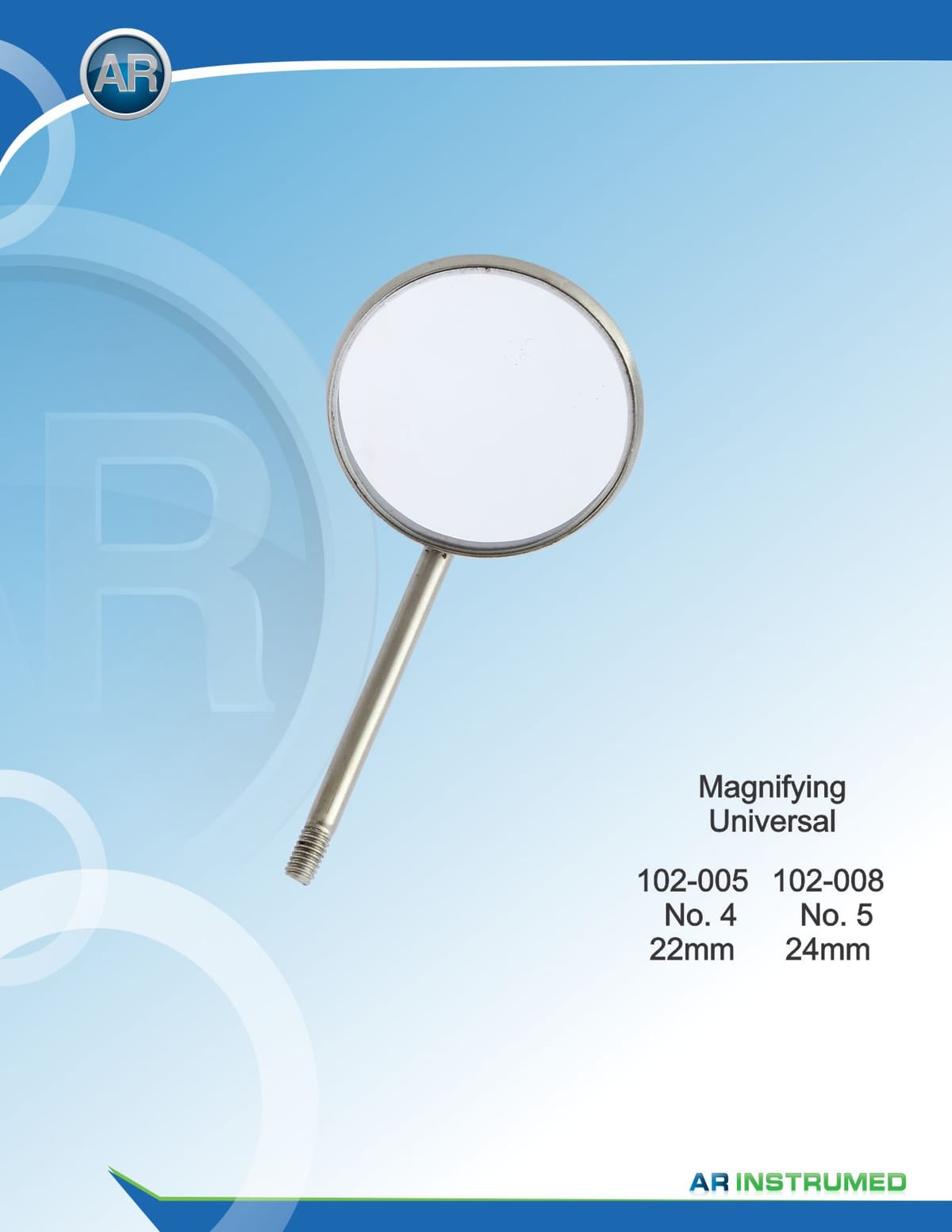 Mouth Mirror No.4 Magnifying 22mm Universal – AR Instrumed, Explorers
