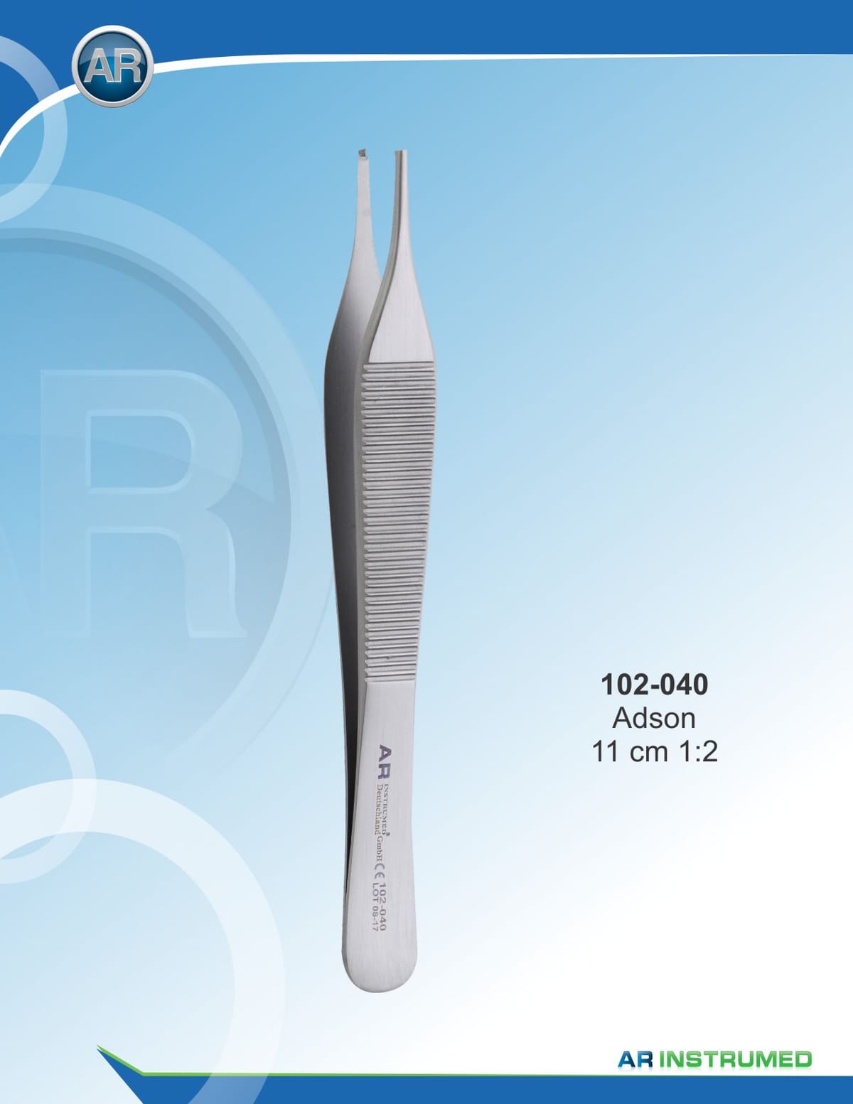 Adson Forceps 12cm – AR Instrumed, Pinzetten