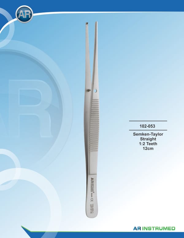 Semken-Taylor Straight 1:2 Teeth 12cm