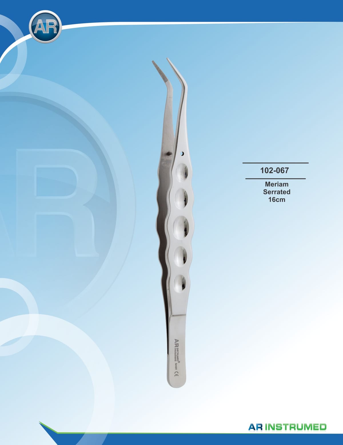 Meriam Serrated 16cm – AR Instrumed, Tweezers