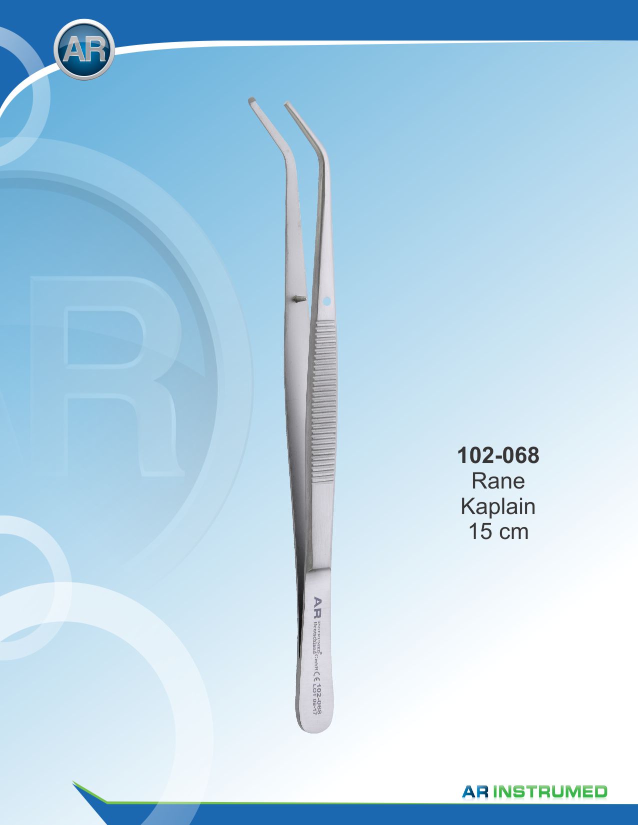Krane Kaplain 15cm – AR Instrumed, Tweezers & Forceps