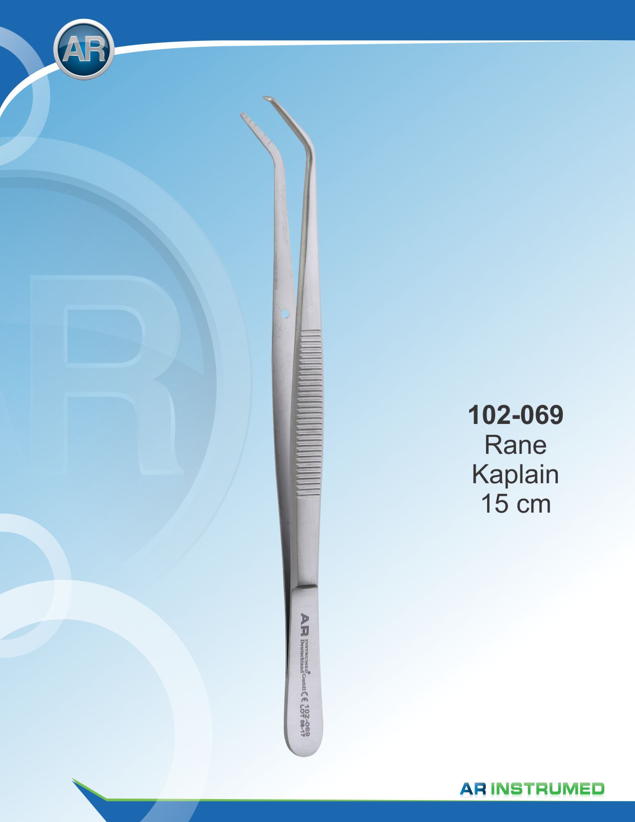 Krane Kaplain 15cm – AR Instrumed, Tweezers & Forceps