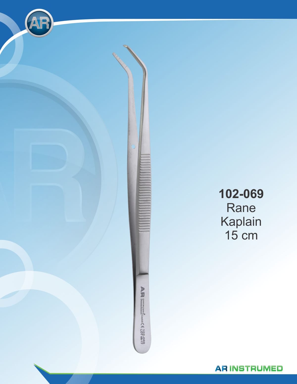 Krane Kaplain 15cm – AR Instrumed, Tweezers