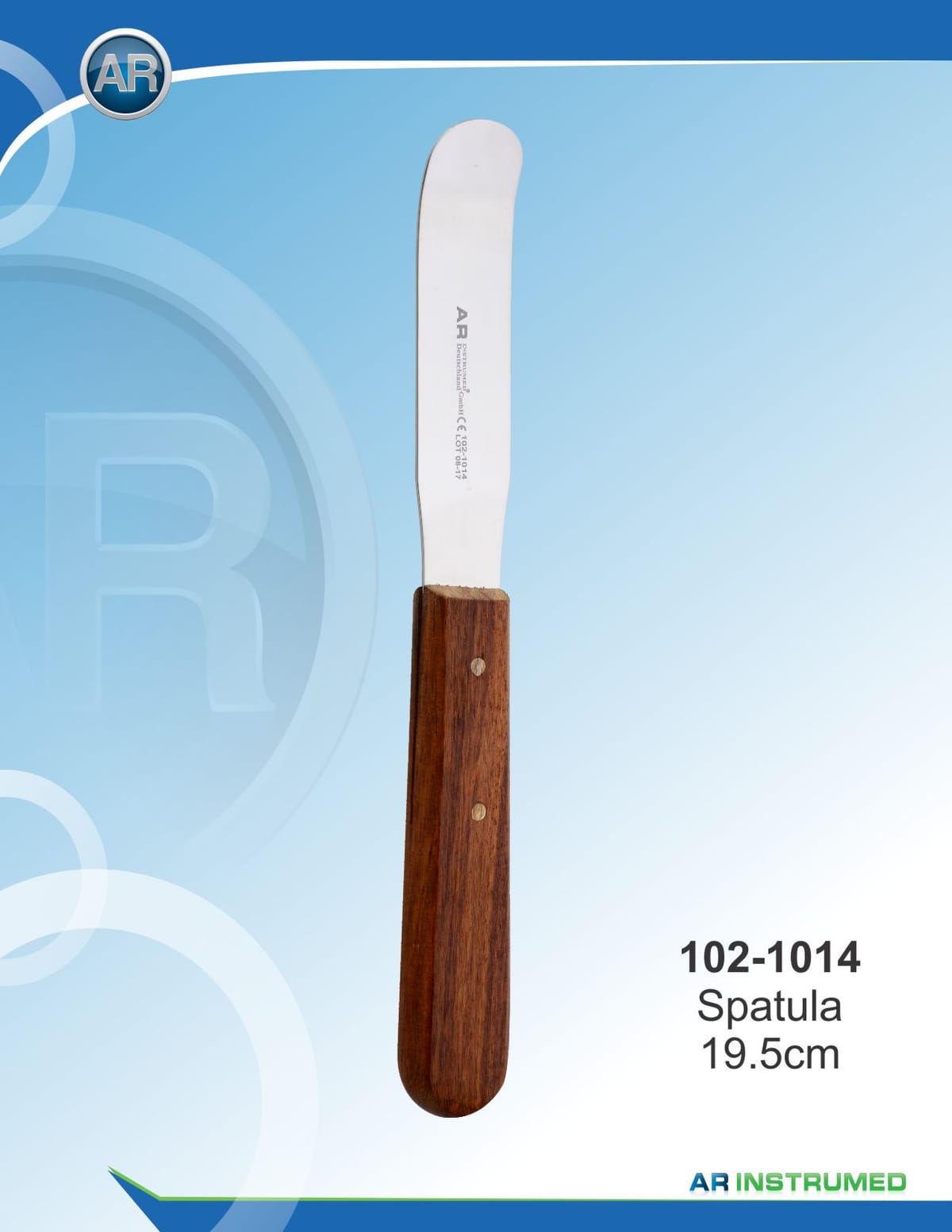 Spatula Flexible 19.5 cm – AR Instrumed, Instrumente für Zahntechnik