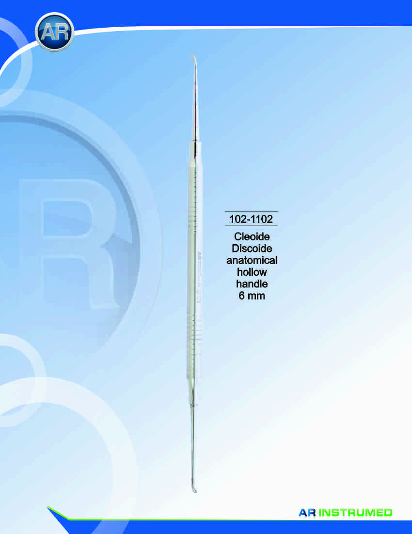 Cleoide Discoide Solid Handle 6mm – AR Instrumed, Periodontal Instruments