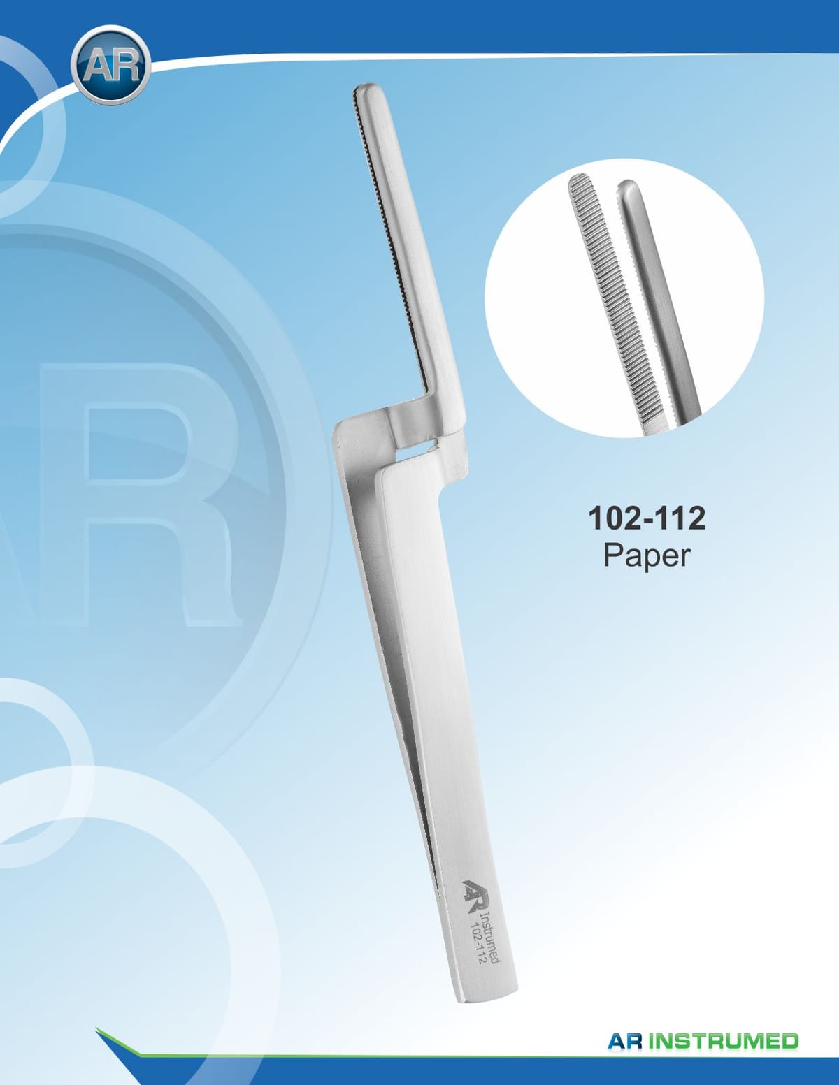 Articulating Paper Forceps Straight 12cm – AR Instrumed, Articulating Paper, Silk, Tape
