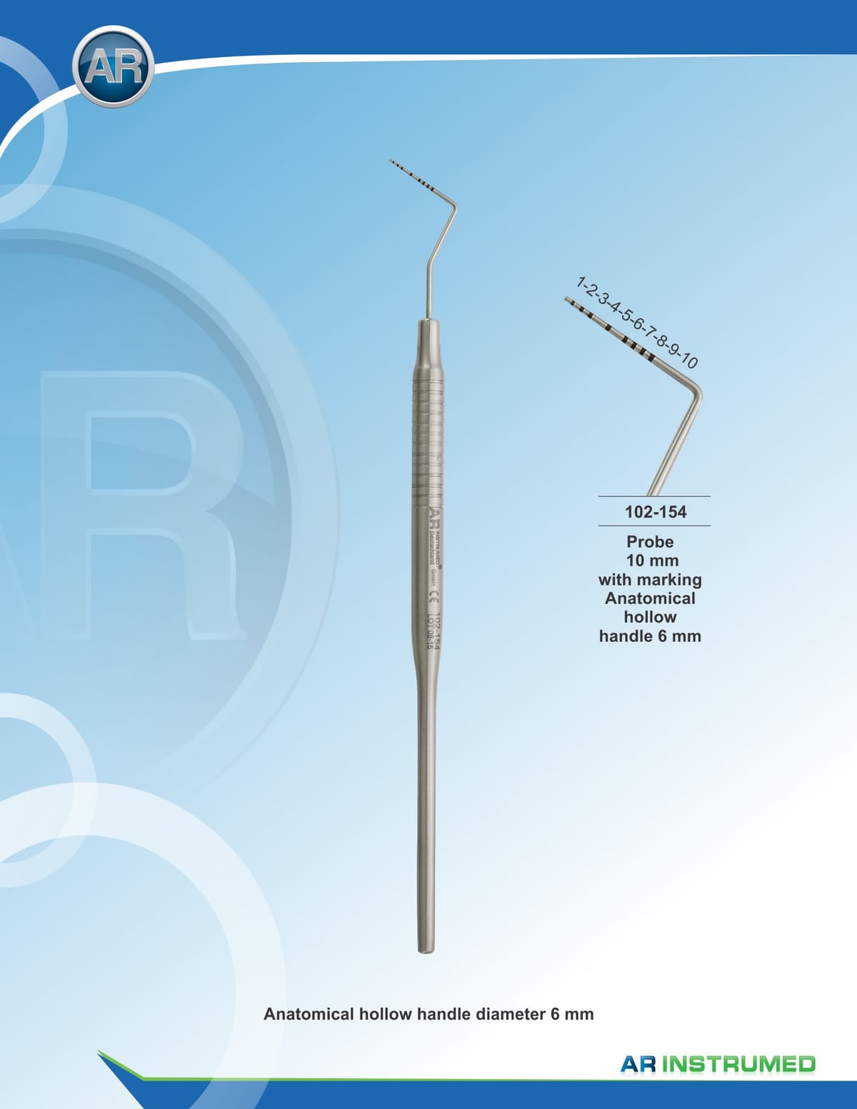 Williams Solid Handle 6mm – AR Instrumed, PA-Chirurgie