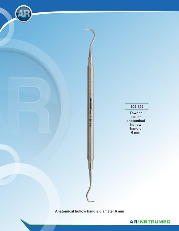 Towner Scaler U15 Jaquette J30 Solid Handle 6mm