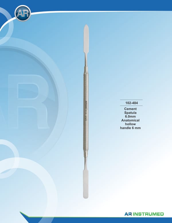Cement Spatula 6mm Solid Handle 6mm