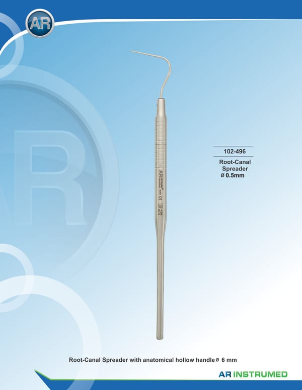 Spreader 0.5mm Solid Handle 6mm
