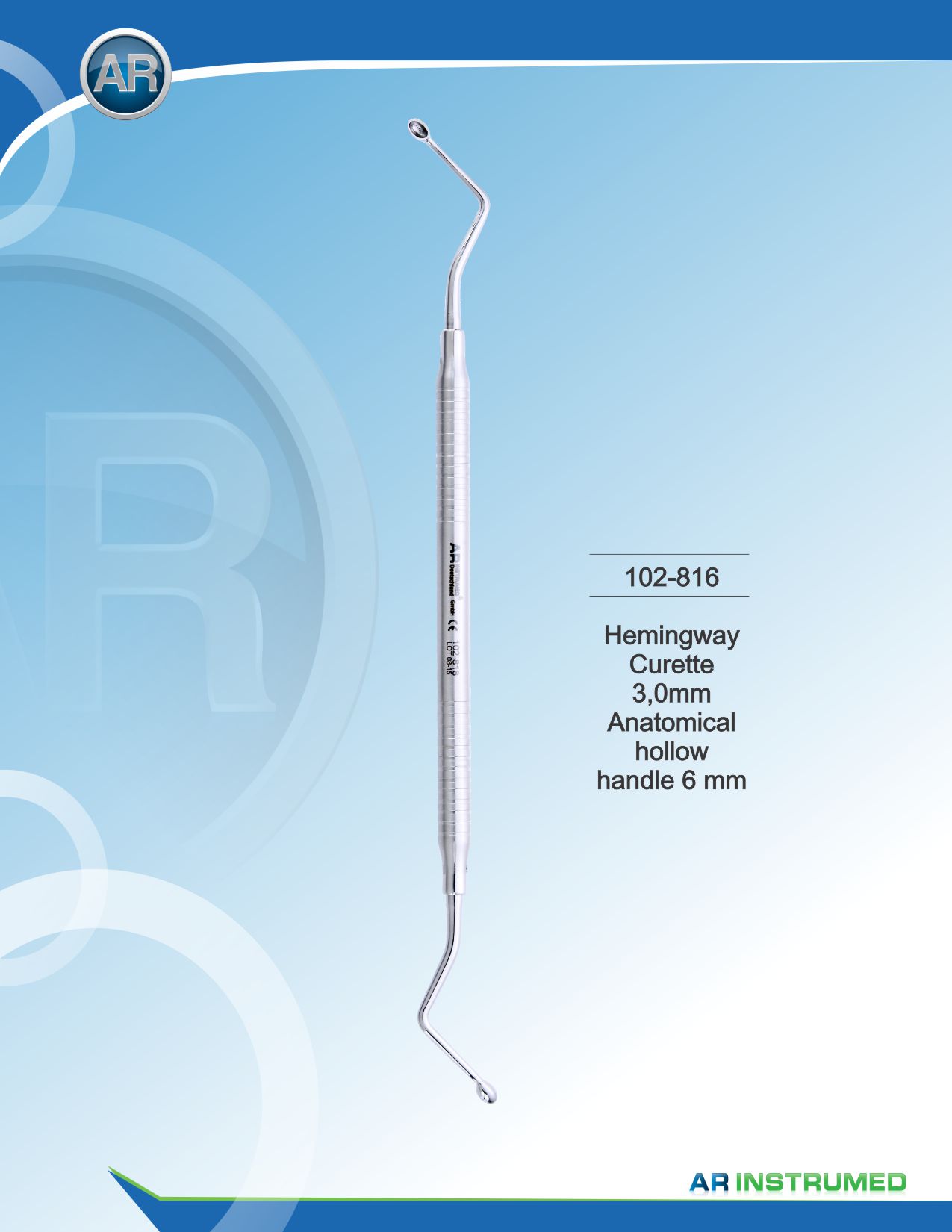 Hemingway Curette 3.0mm