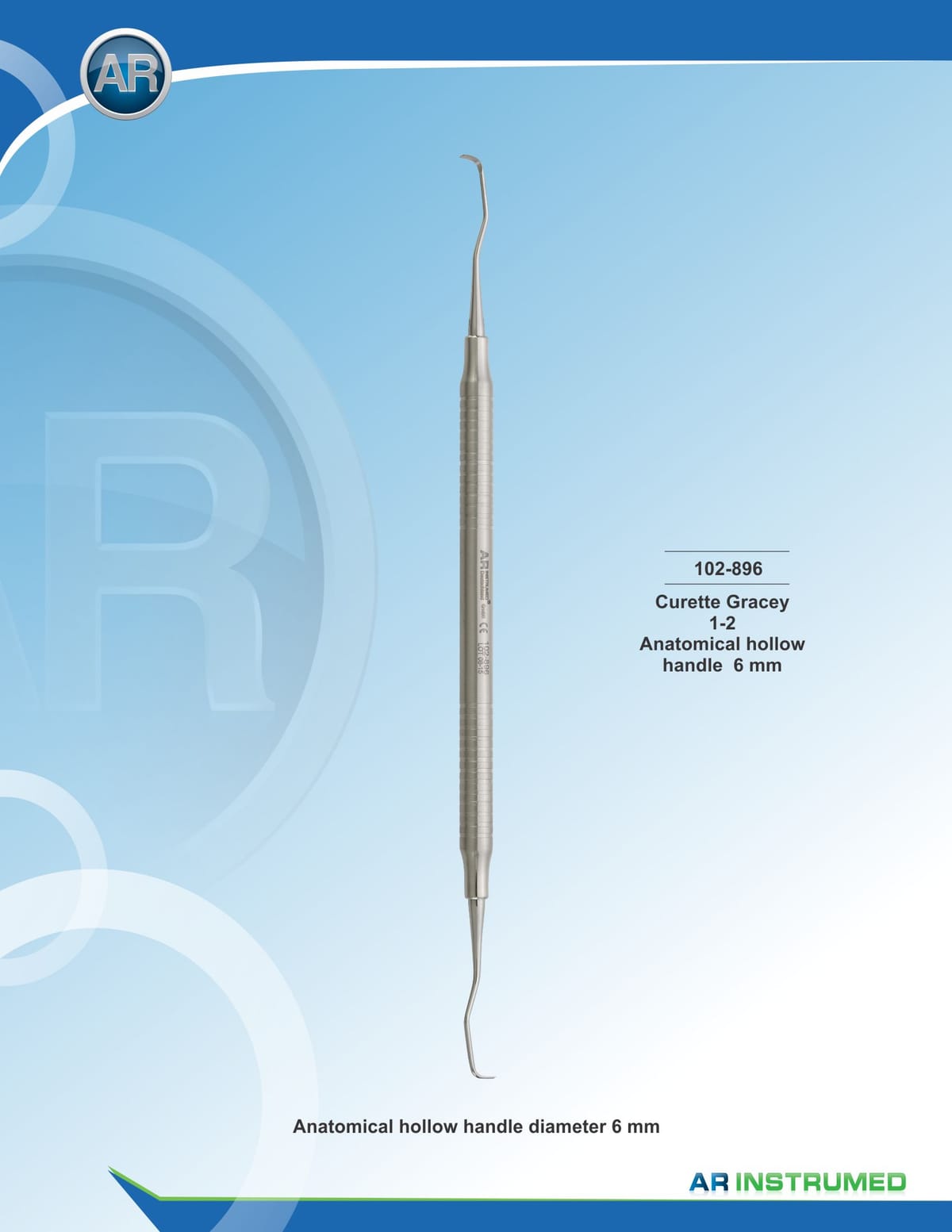 Curette Gracey 1-2 – AR Instrumed, PA-Chirurgie