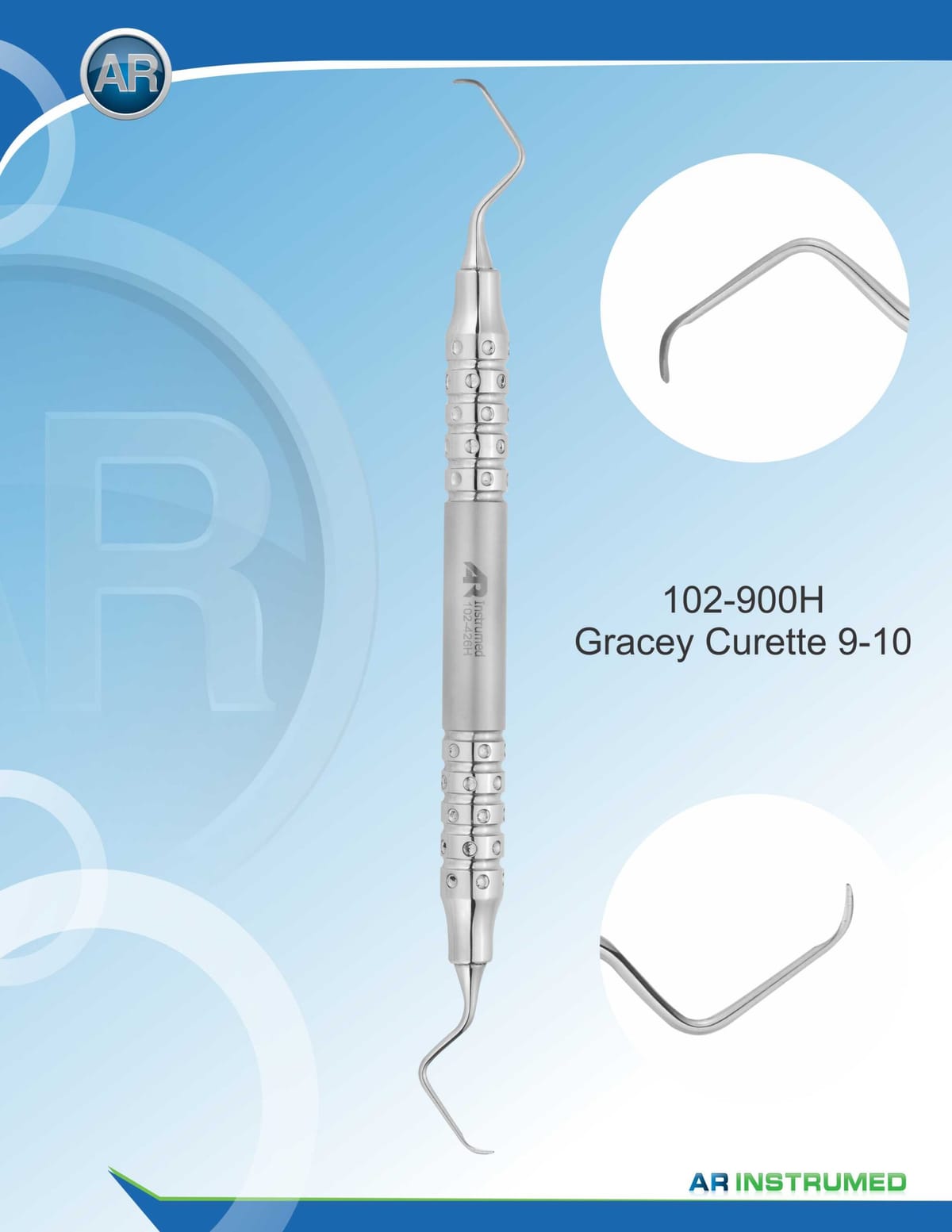 Curette Gracey 9-10 175mm – AR Instrumed, Periodontal Surgery