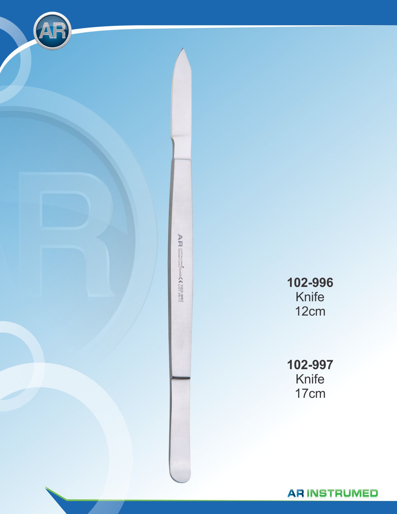 Knife 12cm – AR Instrumed, Lab Hand Instruments