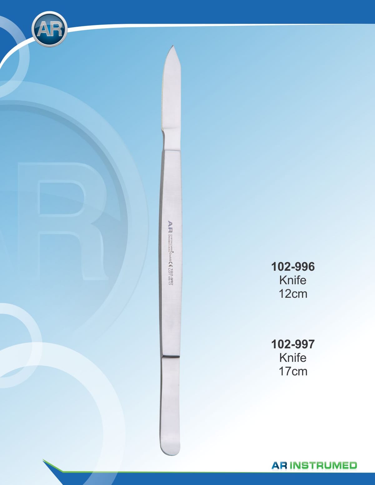 Knife 17cm – AR Instrumed, Dental Laboratory Instruments