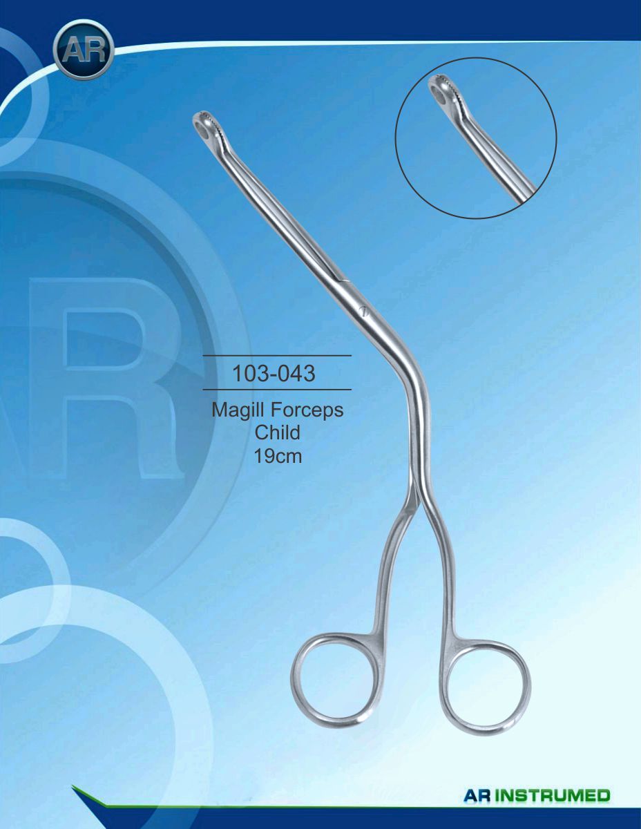 Magill Forceps Child 19cm – AR Instrumed, Tweezers & Forceps