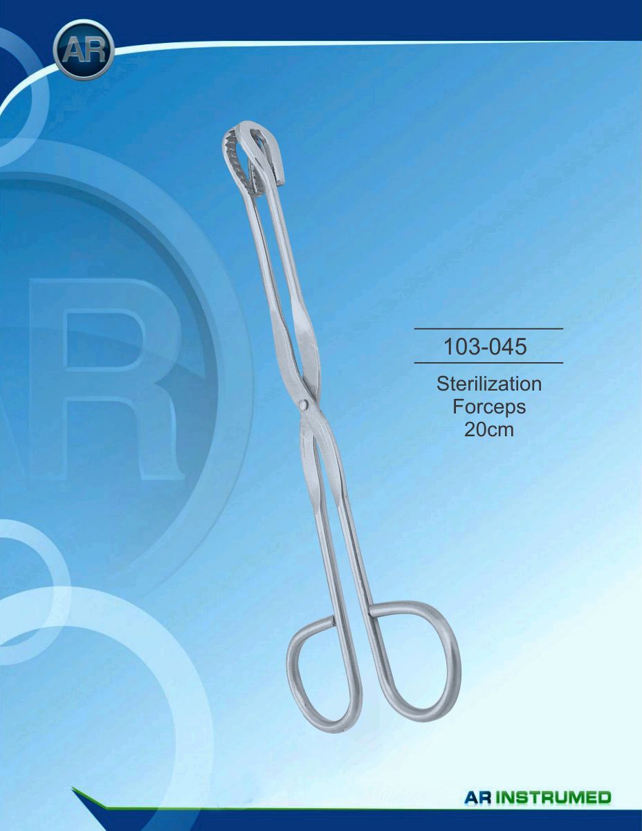 Sterilization Forceps 20cm – AR Instrumed, Scissors & Needle Holders
