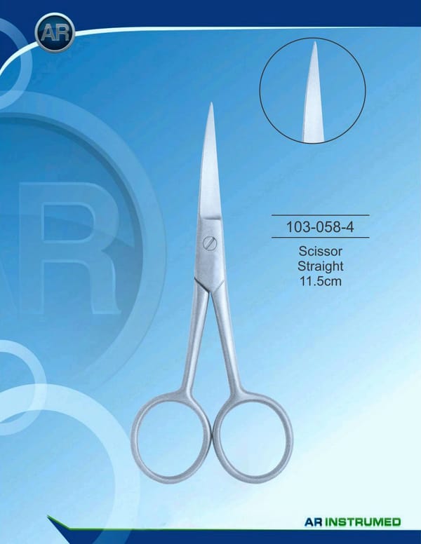 Scissor Straight 11.5cm
