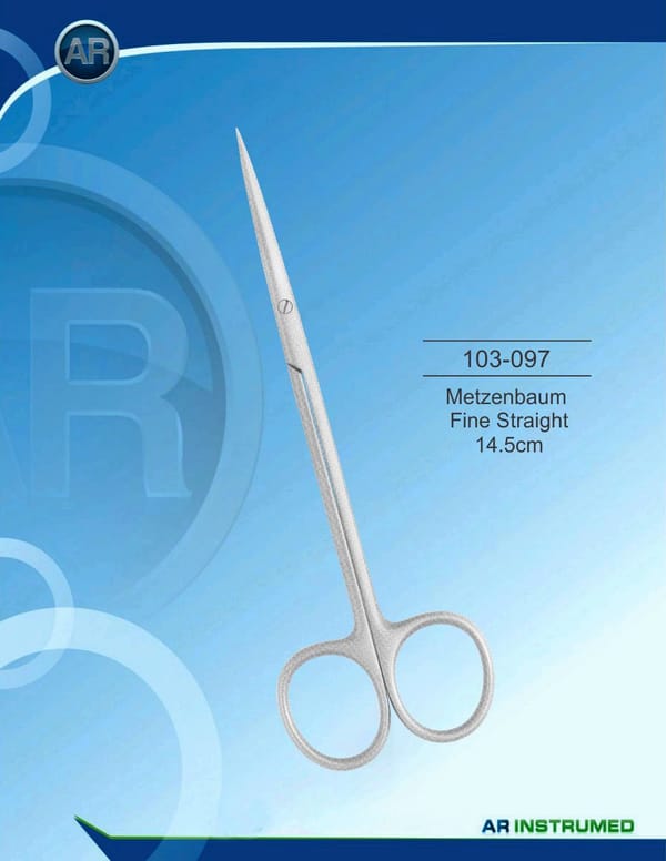 Metzenbaum Fine Straight 14.5cm