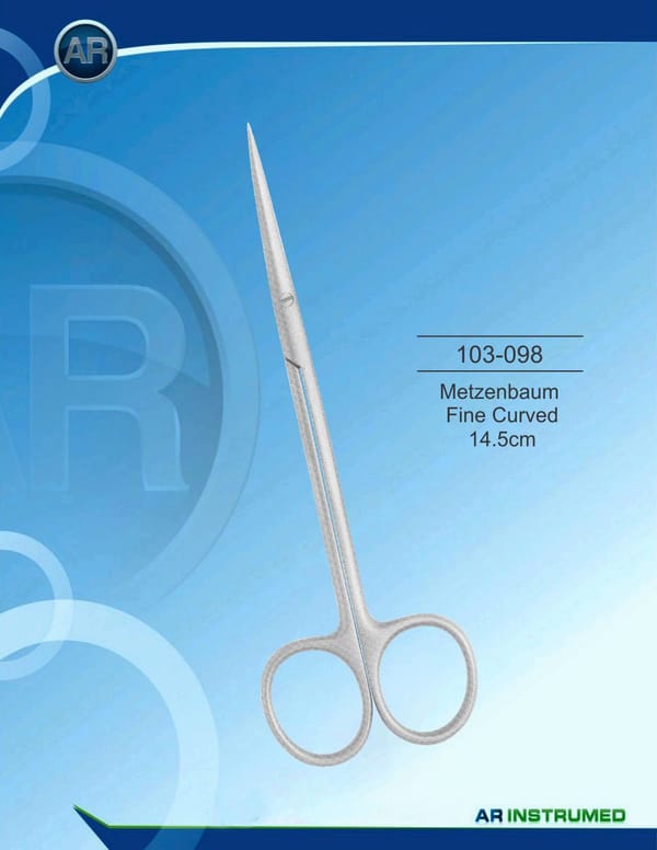 Metzenbaum Fine Curved 14.5cm