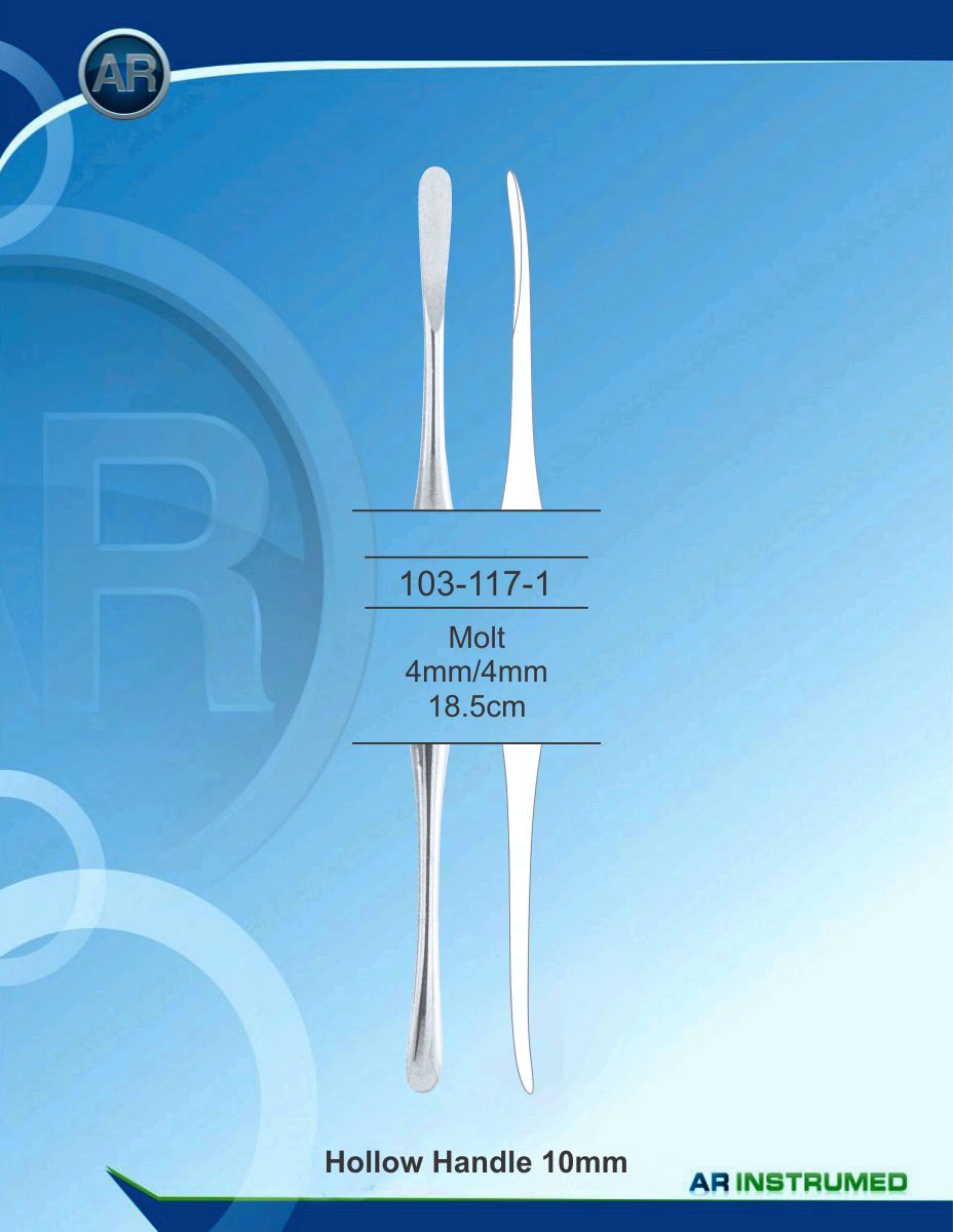 Molt 4mm/4mm 18.5cm