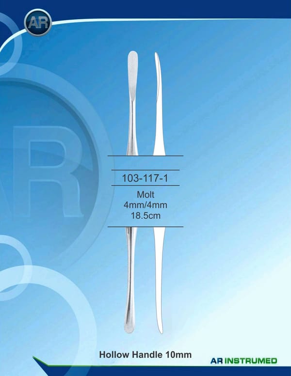 Molt 4mm/4mm 18.5cm