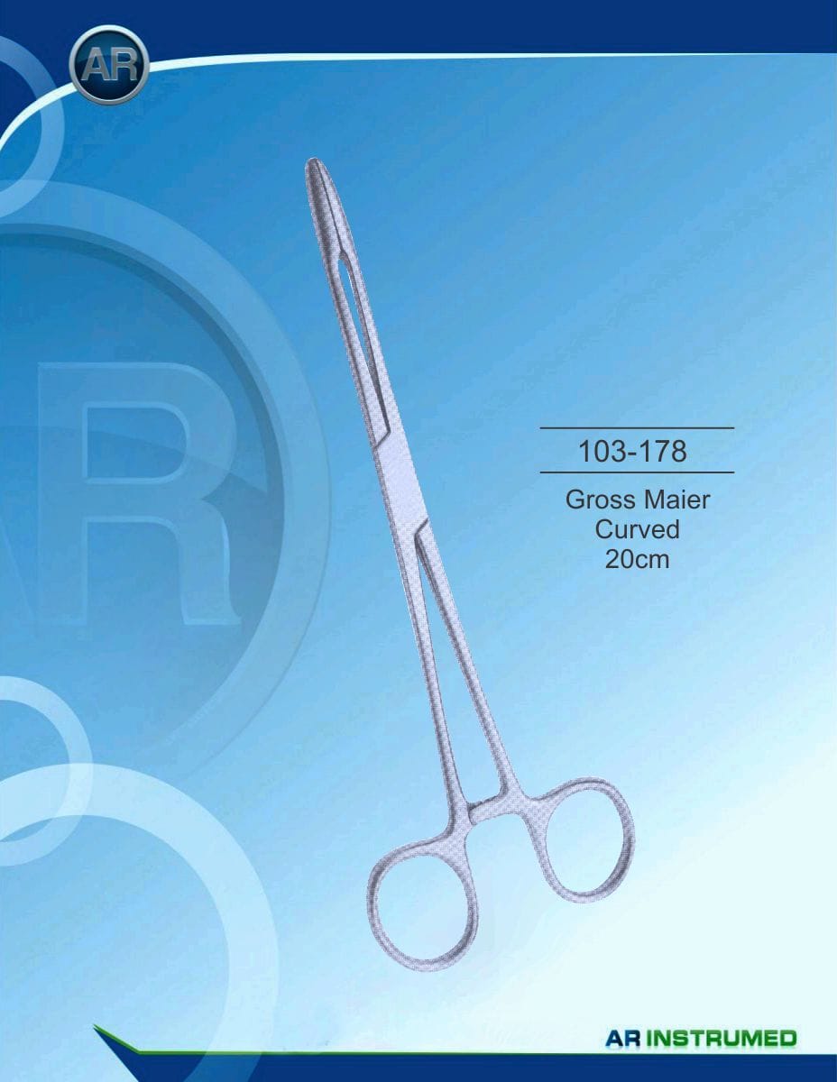 Gross Maier Curved 20cm – AR Instrumed, Nahtmaterial
