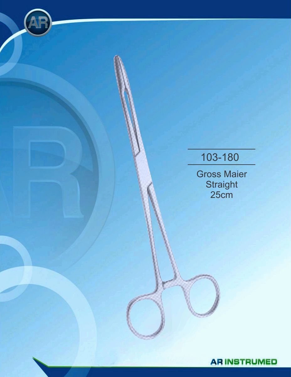Gross Maier Straight 25cm – AR Instrumed, Surgical Hand Instruments