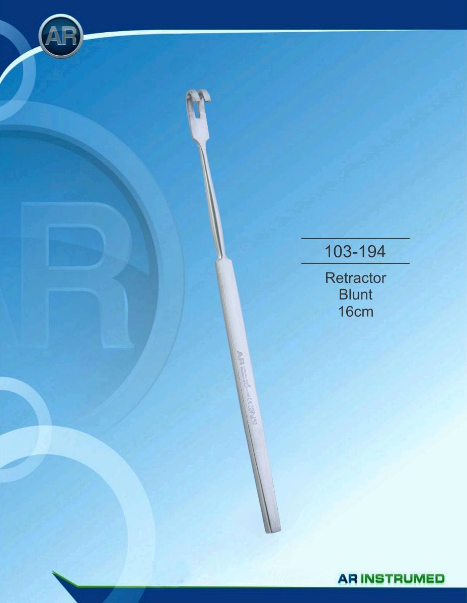 Retractor Blunt 16cm – AR Instrumed, Surgical Instruments