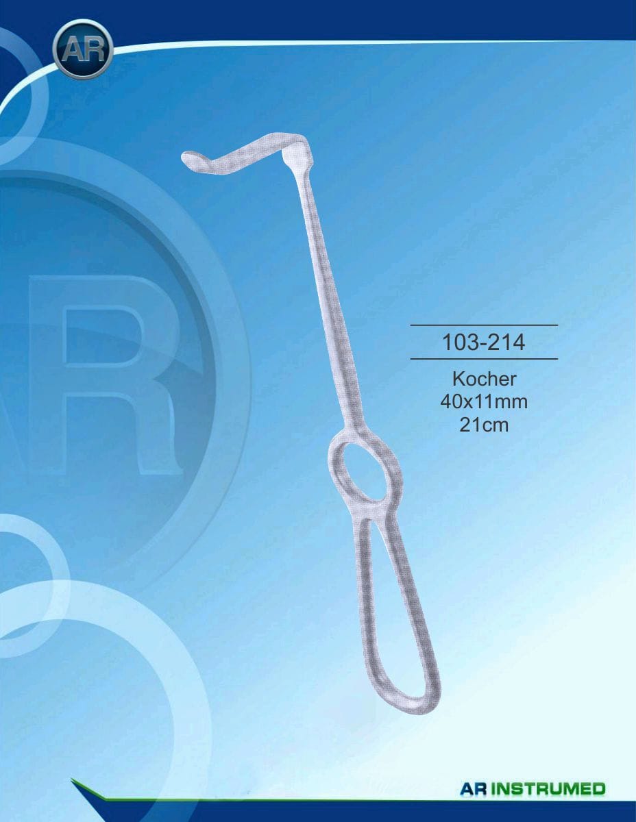 Kocher Retractor 40x11mm 21cm – AR Instrumed, Surgical Instruments