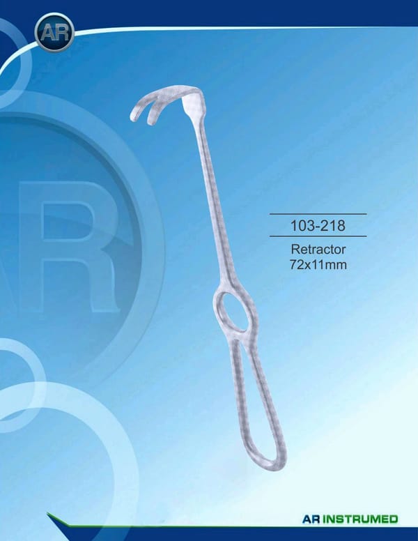 Retractor 72x11mm