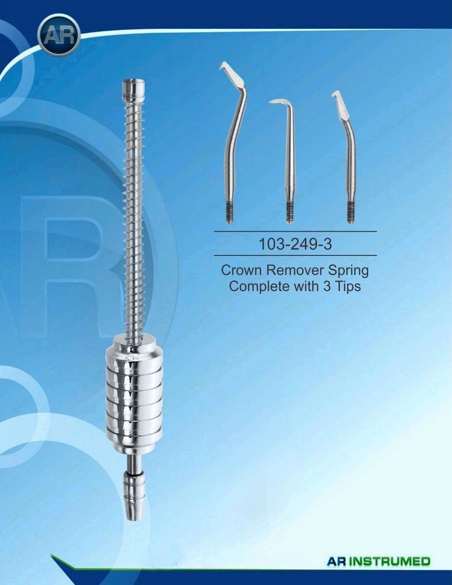 Crown Remover Spring Complete with 3 Tips – AR Instrumed, Cements