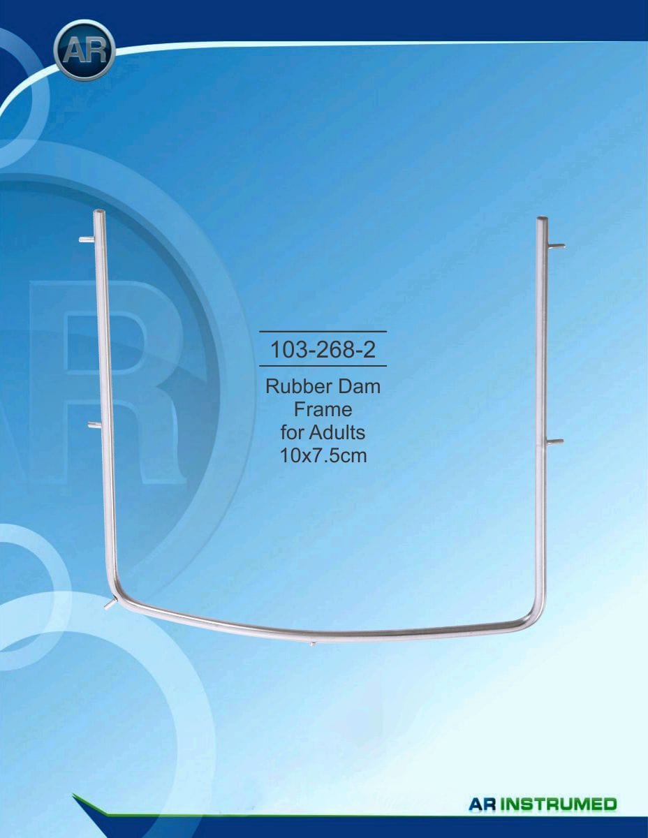 Rubber Dam Frame for Adults 10x7.5cm – AR Instrumed, Kofferdam