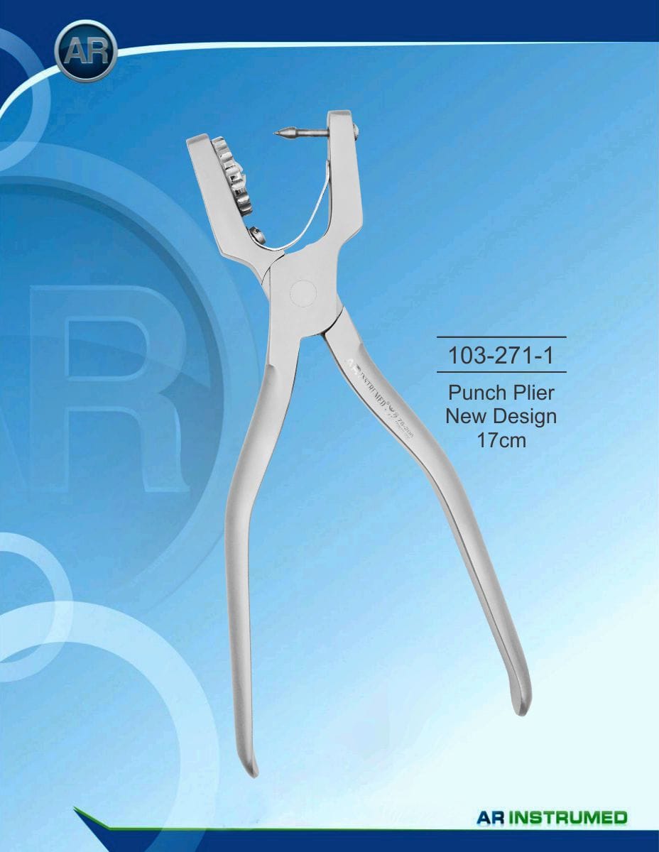 Punch Plier New Design 17cm – AR Instrumed, Kofferdamklammern