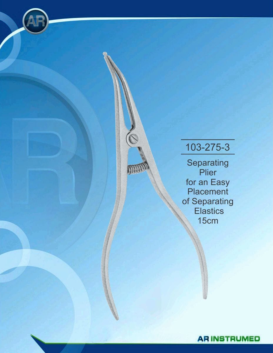 Separating Plier for an Easy Placement of Separating Elastics 15cm – AR Instrumed, Zangen