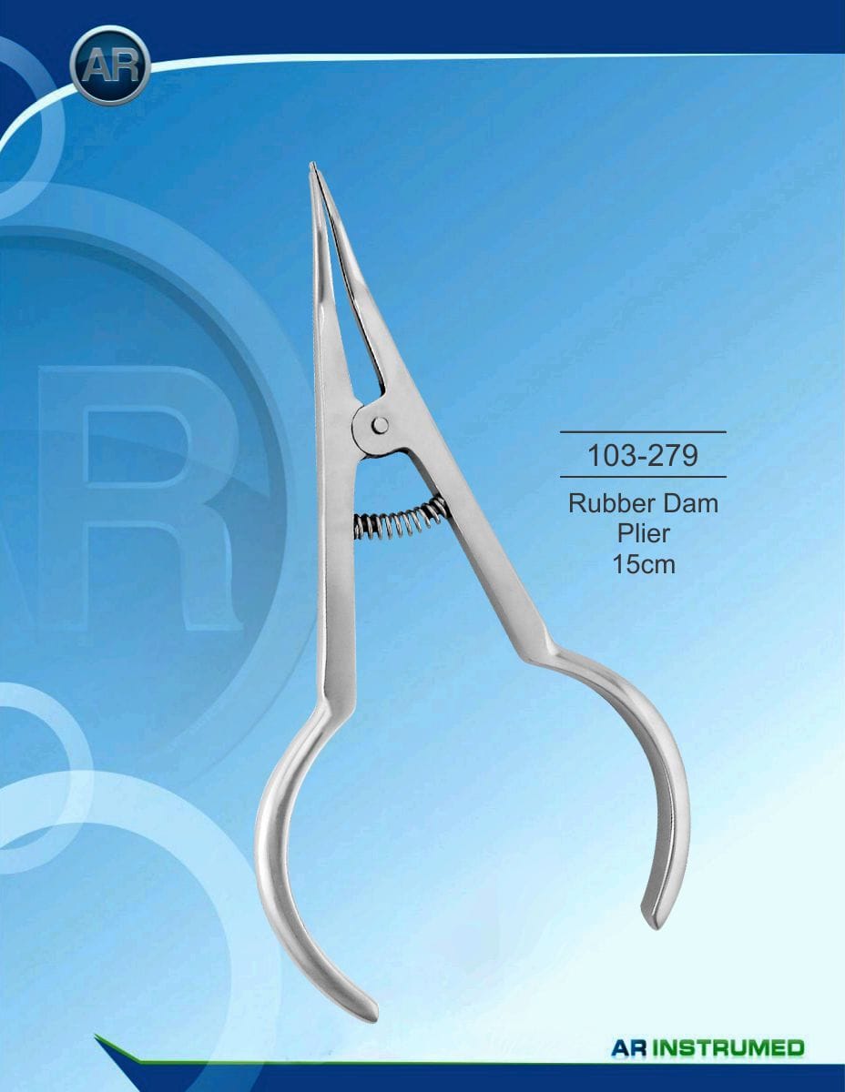 Rubber Dam Plier 15cm – AR Instrumed, Kofferdam