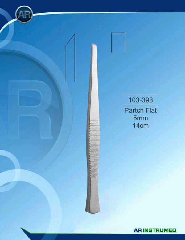 Bone chisel Partch Flat 14cm 5mm