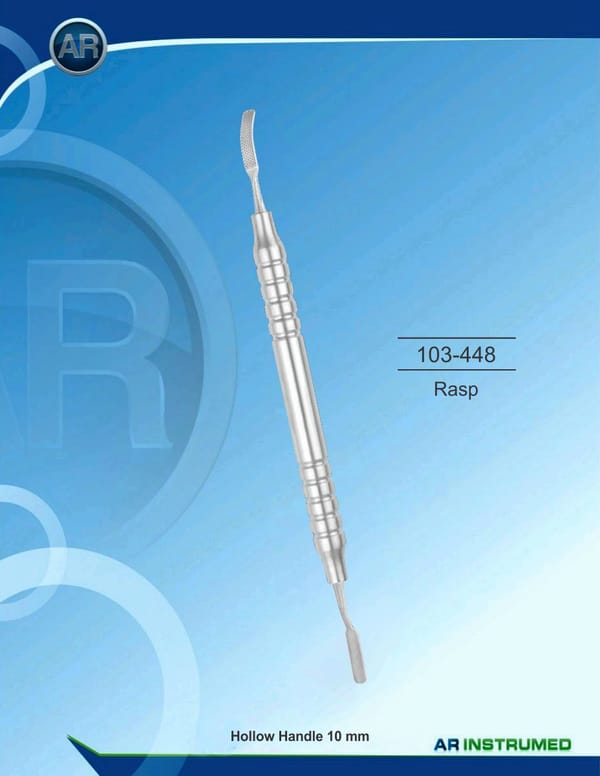 Rasp Hollow Handle 10mm