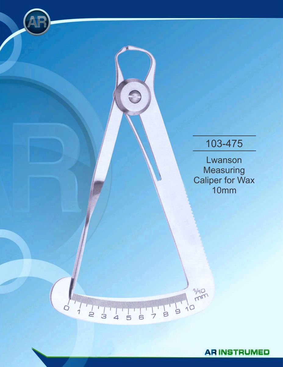 Measuring caliper Lwanson Measuring for Wax 10mm – AR Instrumed, Lab Hand Instruments