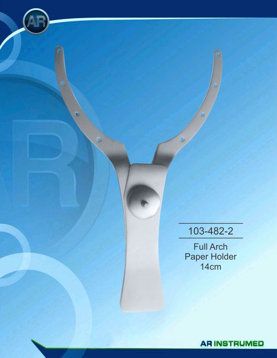 Full Arch Paper Holder 14cm – AR Instrumed, Dental Laboratory Instruments