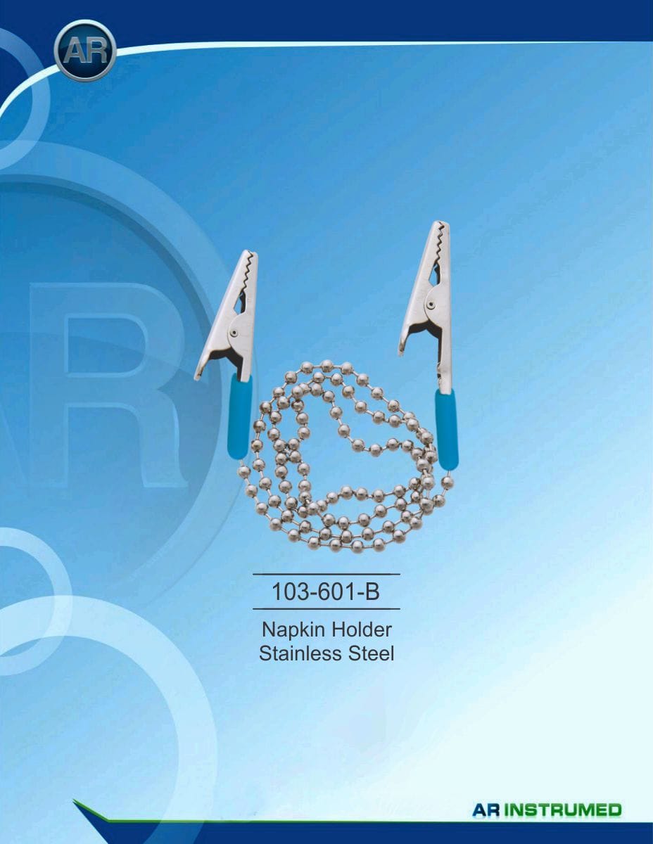 Napkin Holder Black Stainless Steel – AR Instrumed, Rubber Dam