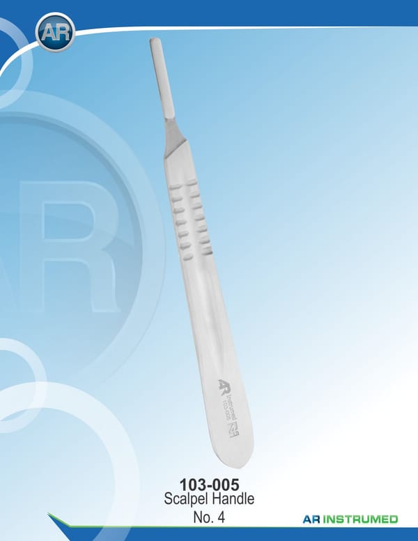Scalpel Handle No.4 130mm