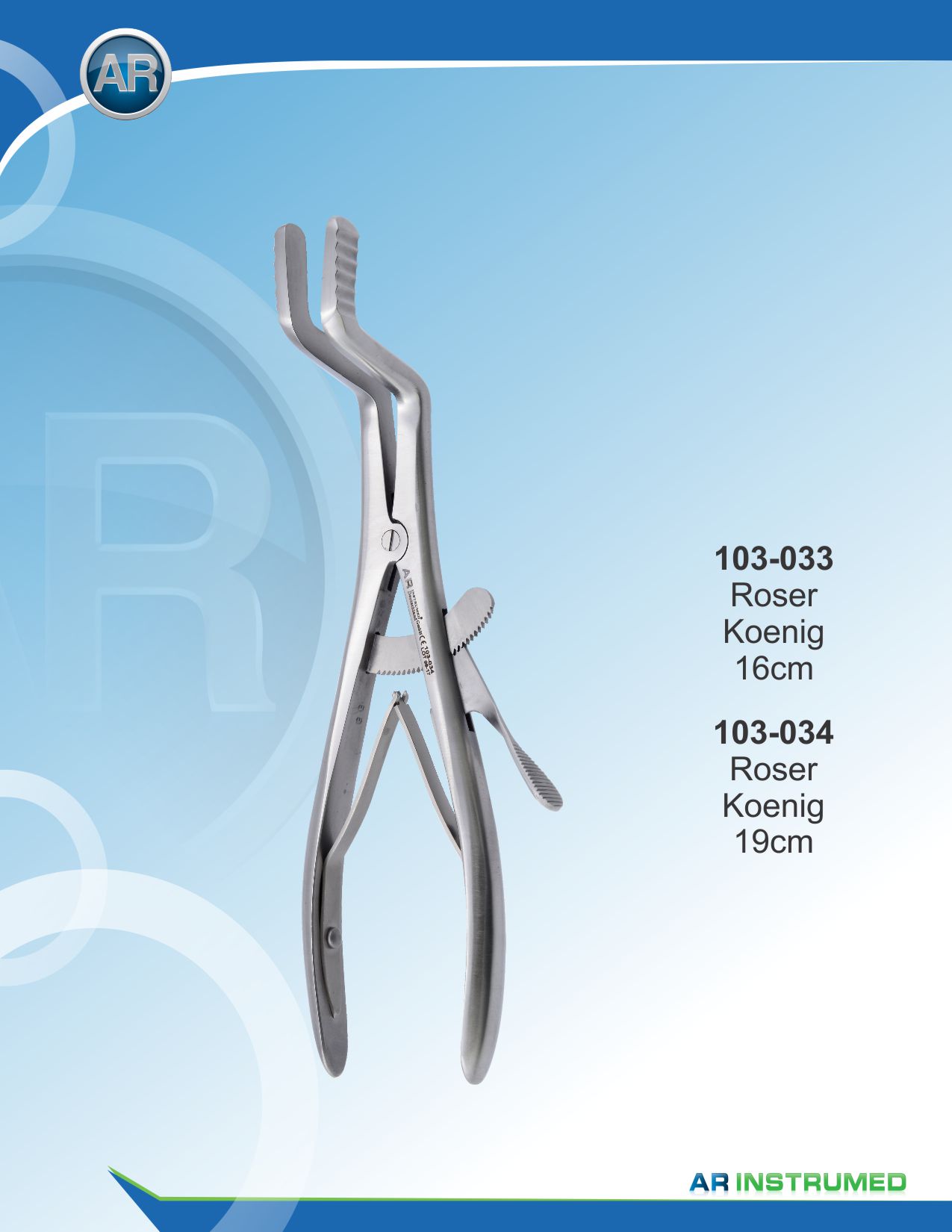 Roser-Konig 19cm – AR Instrumed, Surgical Hand Instruments