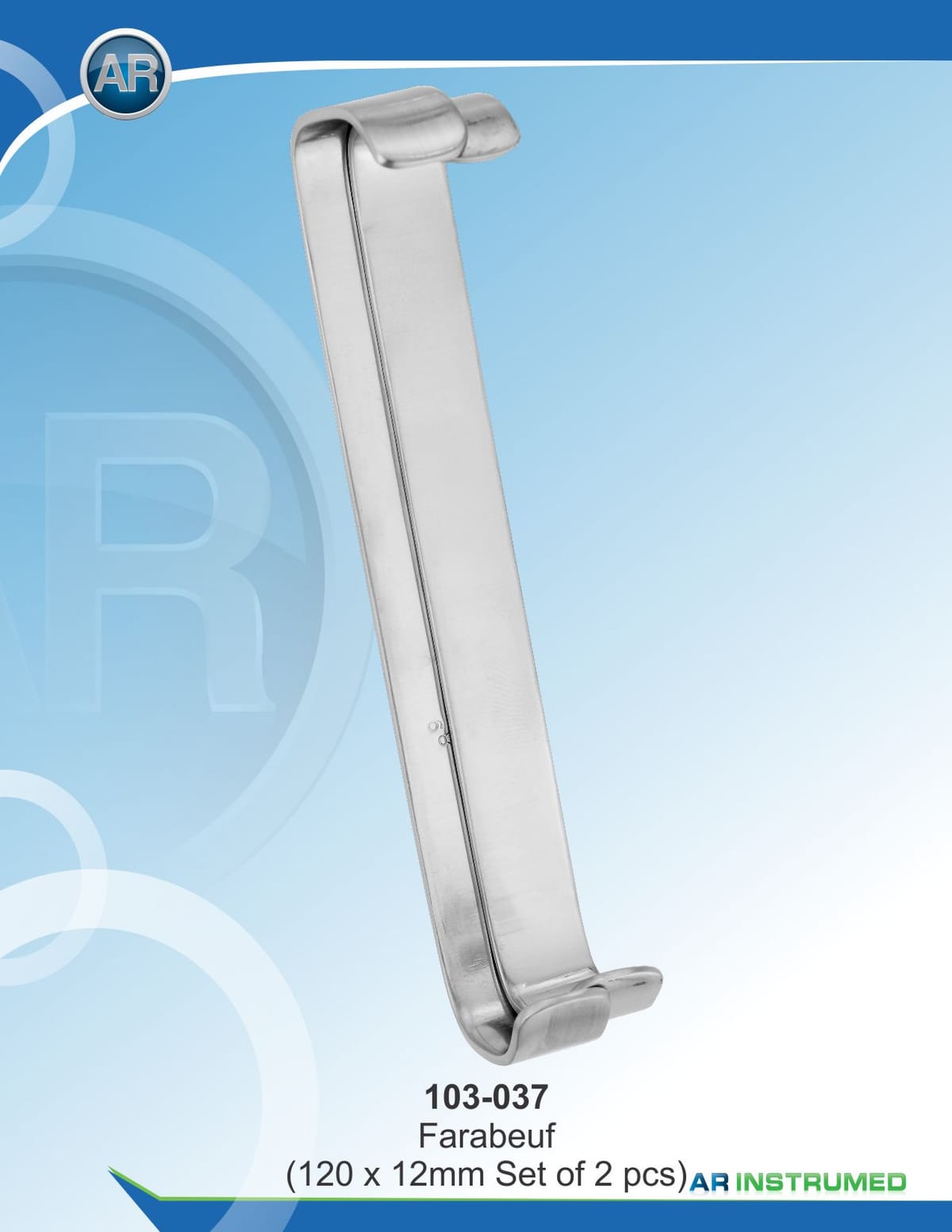 Farabuef 120x12cm (Set of 2 Pcs) – AR Instrumed, Surgical Instruments