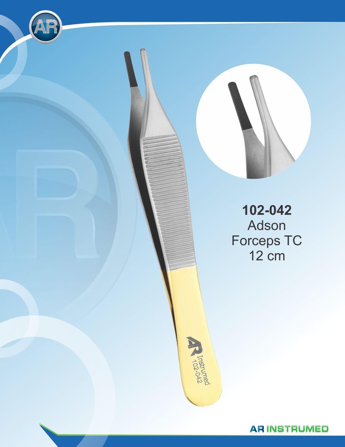Adson Forceps 12cm – AR Instrumed, Pinzetten