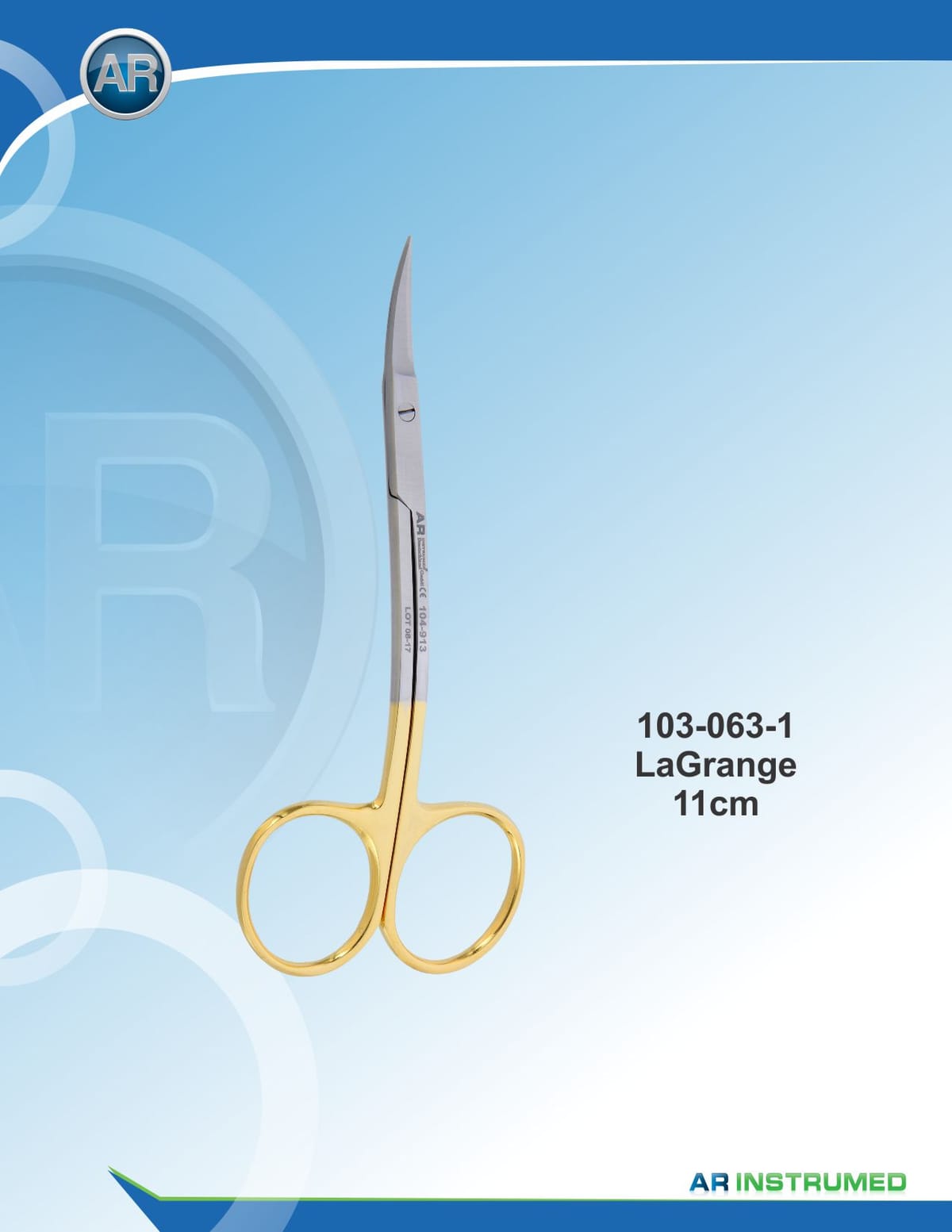 LaGrange Curved 11cm – AR Instrumed, Chirurgische Instrumente