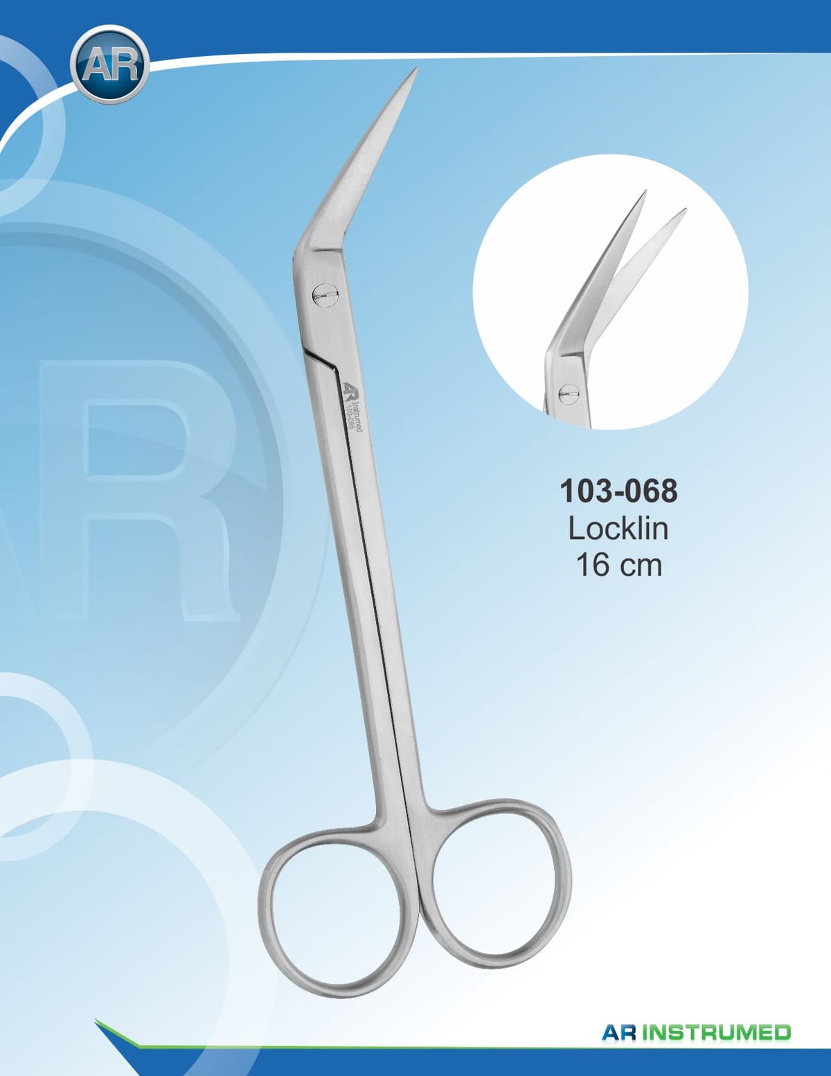Locklin Angular 16cm – AR Instrumed, Chirurgische Instrumente