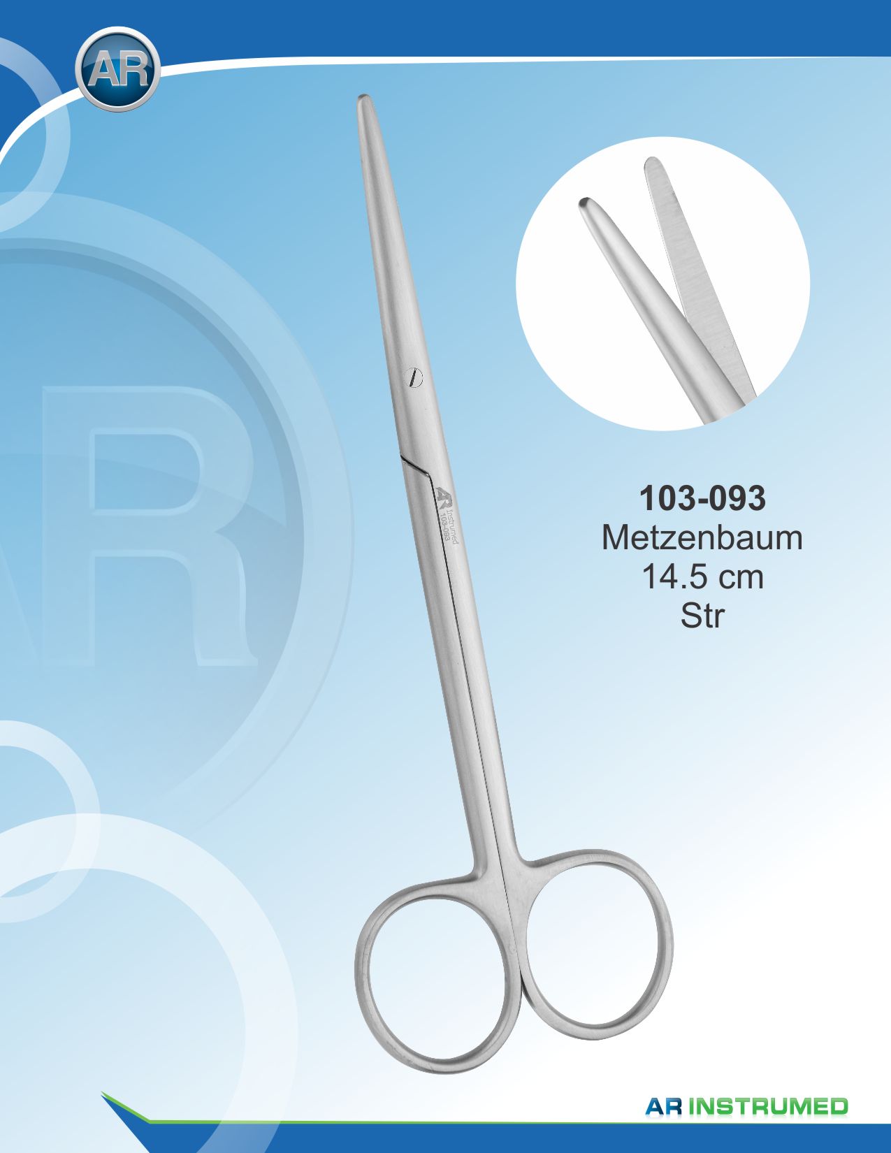 Metzenbaum Straight 14.5cm