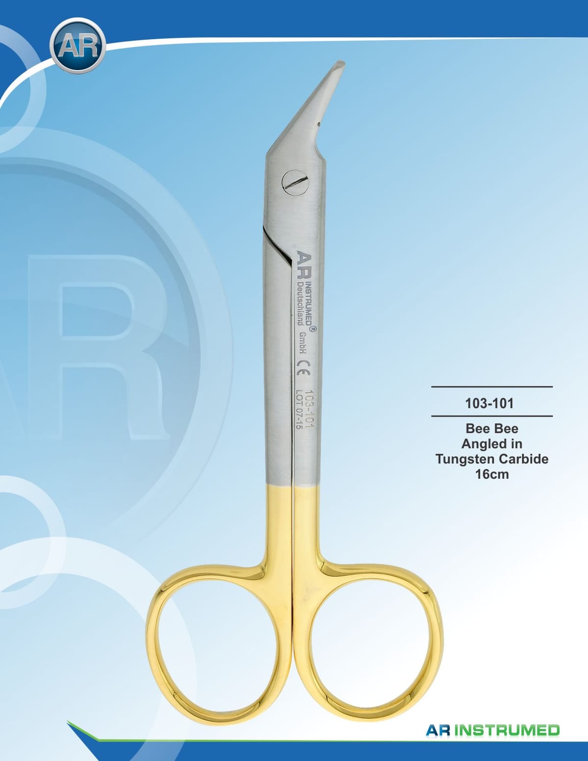 Bee Bee Angled 16cm – AR Instrumed, Surgical Instruments
